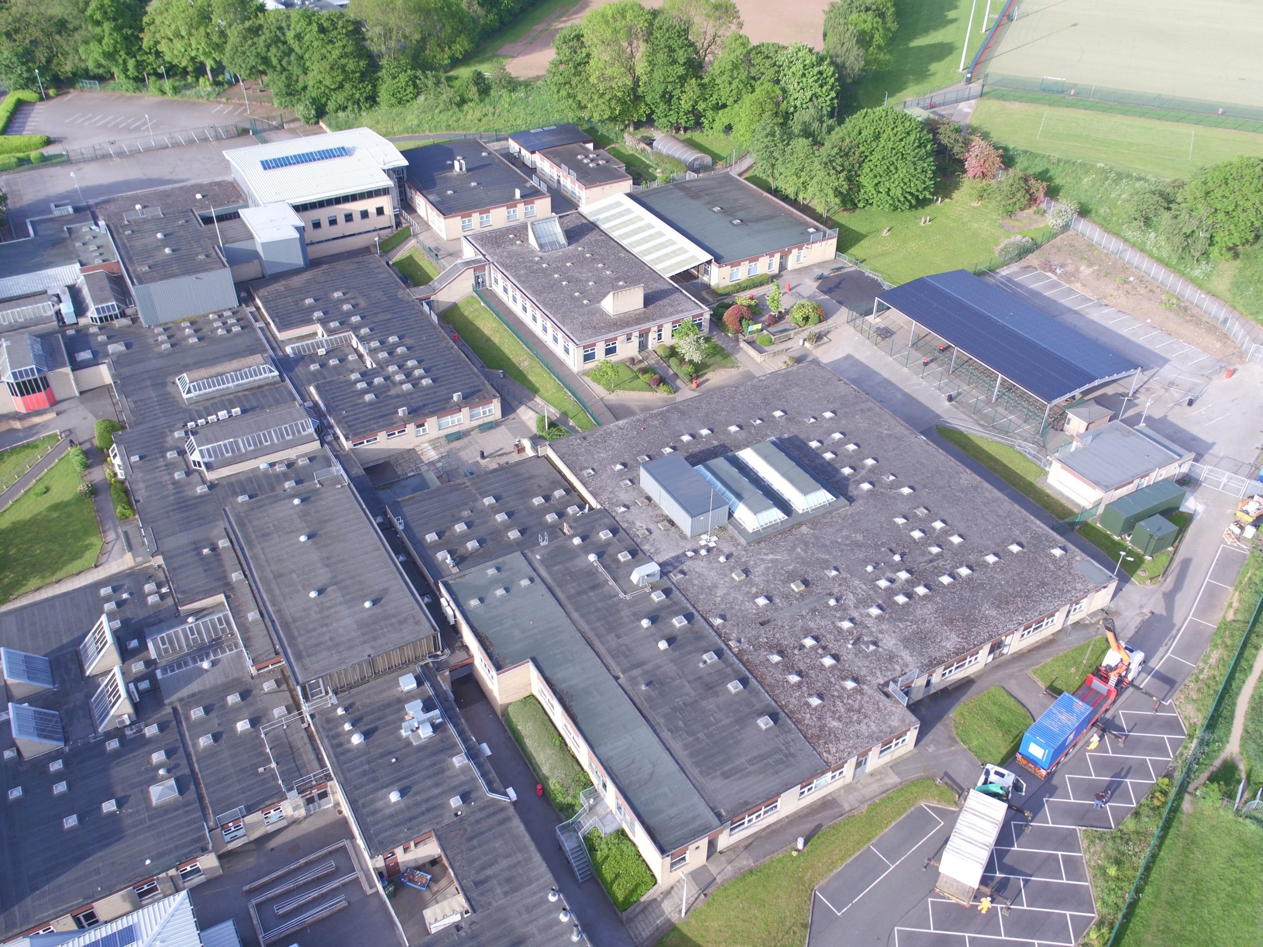 DCIM100MEDIADJI_0004.JPG Aerial - Rastrick High School, Brighouse